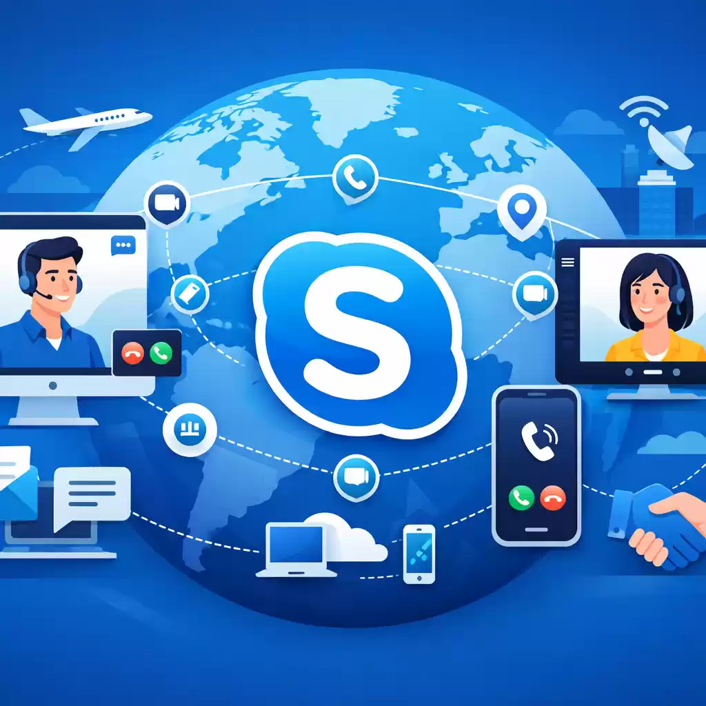跨国沟通无障碍，Skype连接你我他，skype connection