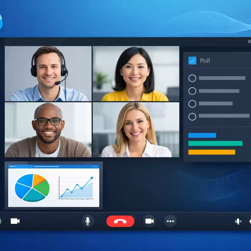 Skype会议中如何设置投票？，skype会议怎么共享屏幕