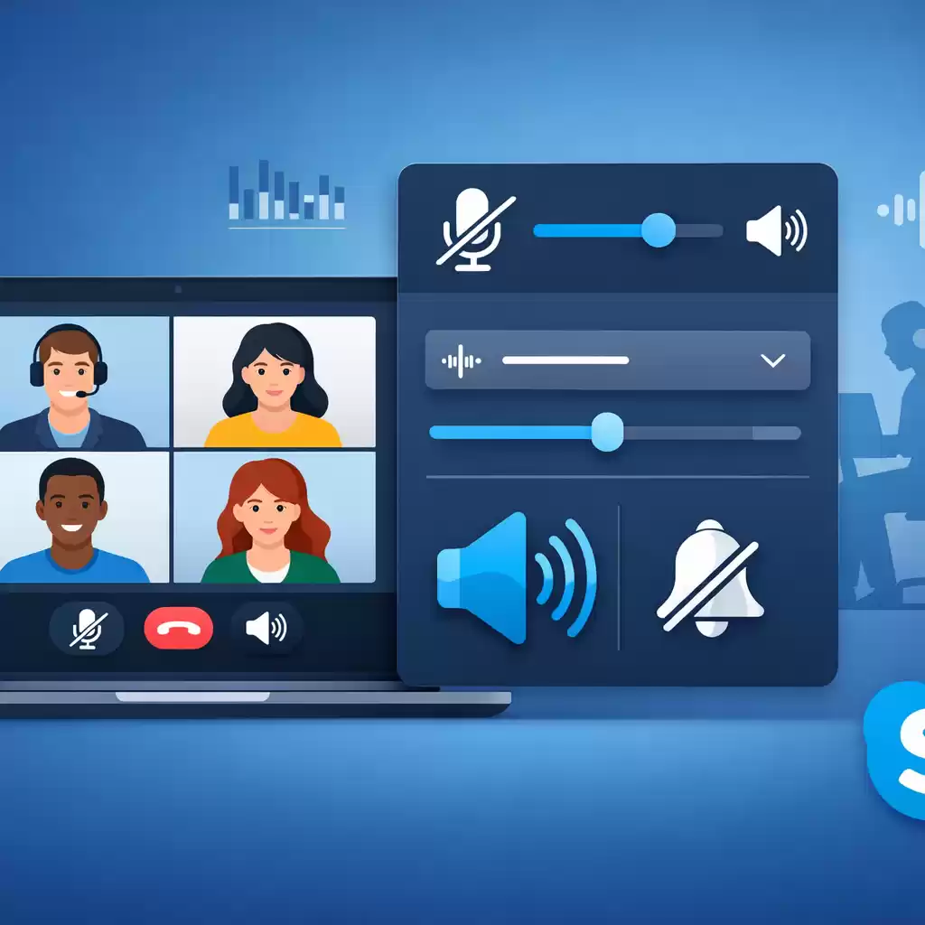 Skype会议中的音频调节技巧,skype会议怎么静音-Skype官网