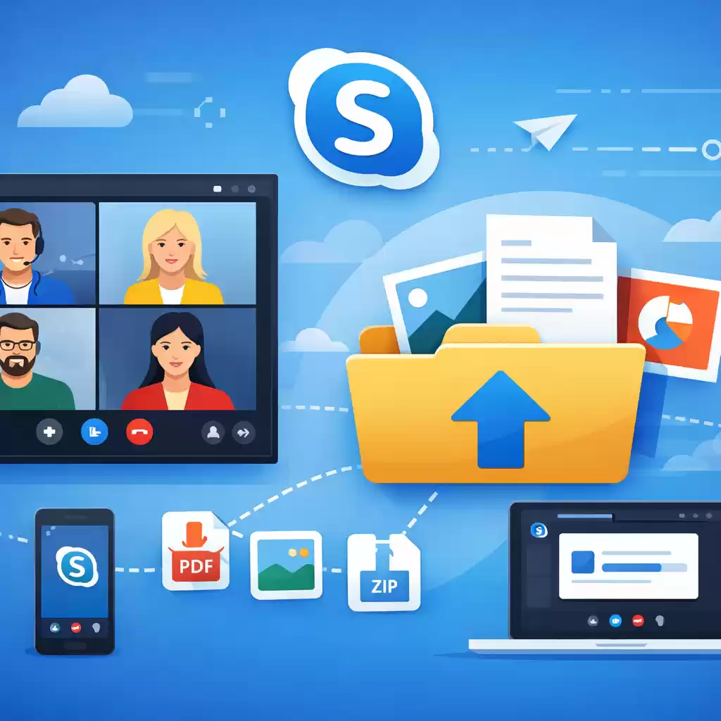 Skype会议中如何共享文件？操作指南，skype会议中如何共享文件_操作指南-Skype官网