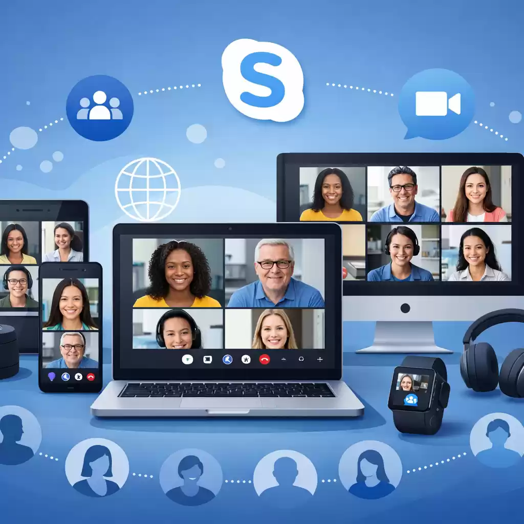 Skype支持多设备同时登录吗？答案揭秘，skype最多可以多少人视频会议-Skype官网