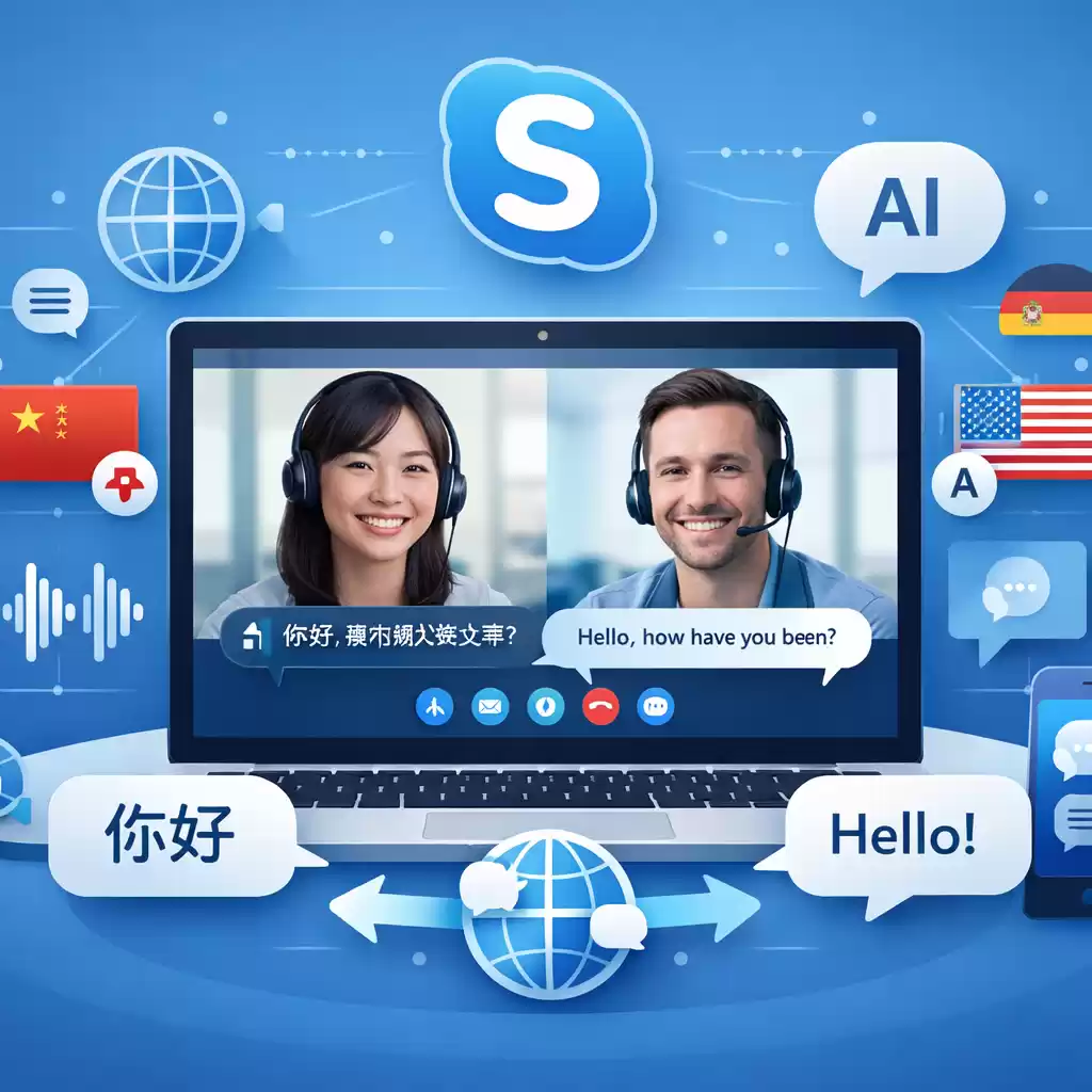 Skype支持的多国语言实时字幕翻译技巧,skype可以翻译中文吗
