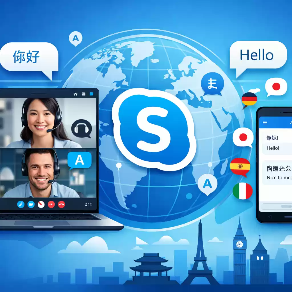 Skype支持的多国语言实时翻译功能，skype中国能用么-Skype官网