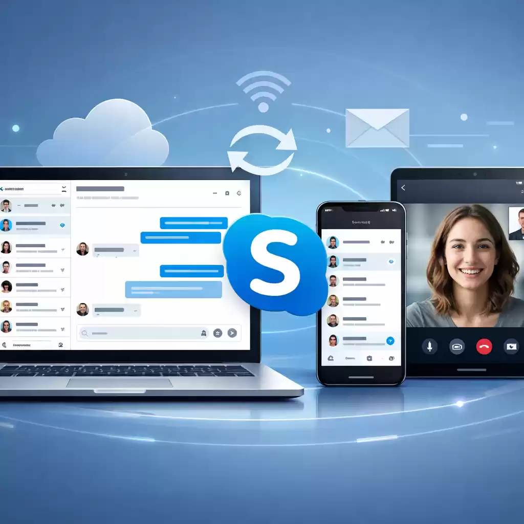 Skype支持的多设备同步登录操作指南，skype 使用