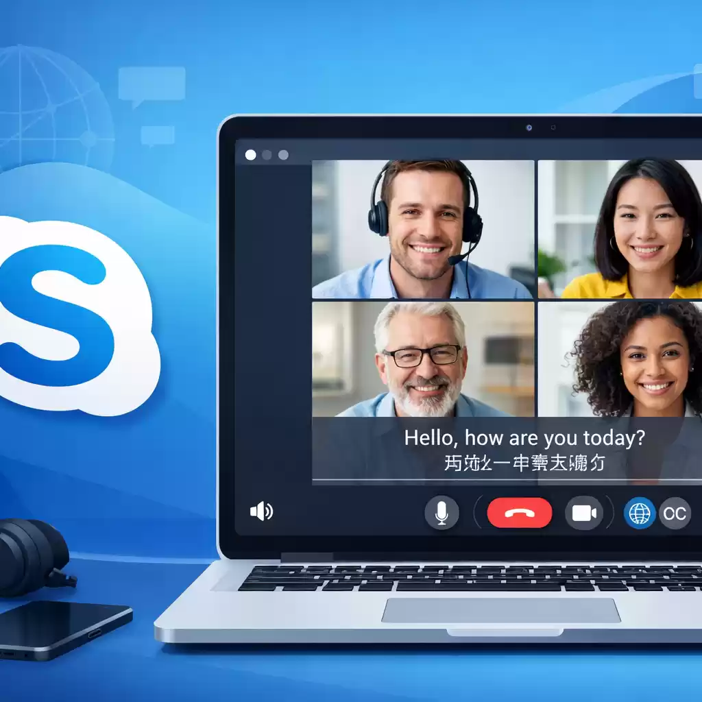 Skype支持的实时字幕翻译操作指南,skype有字幕吗 ~ Skype官网-Skype官网