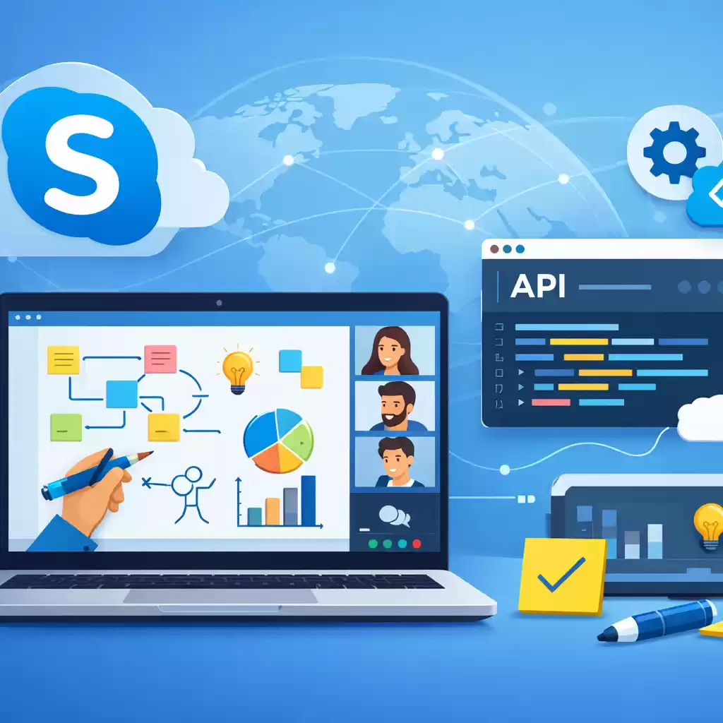 Skype支持的白板实时协作操作指南，skype api-Skype官网