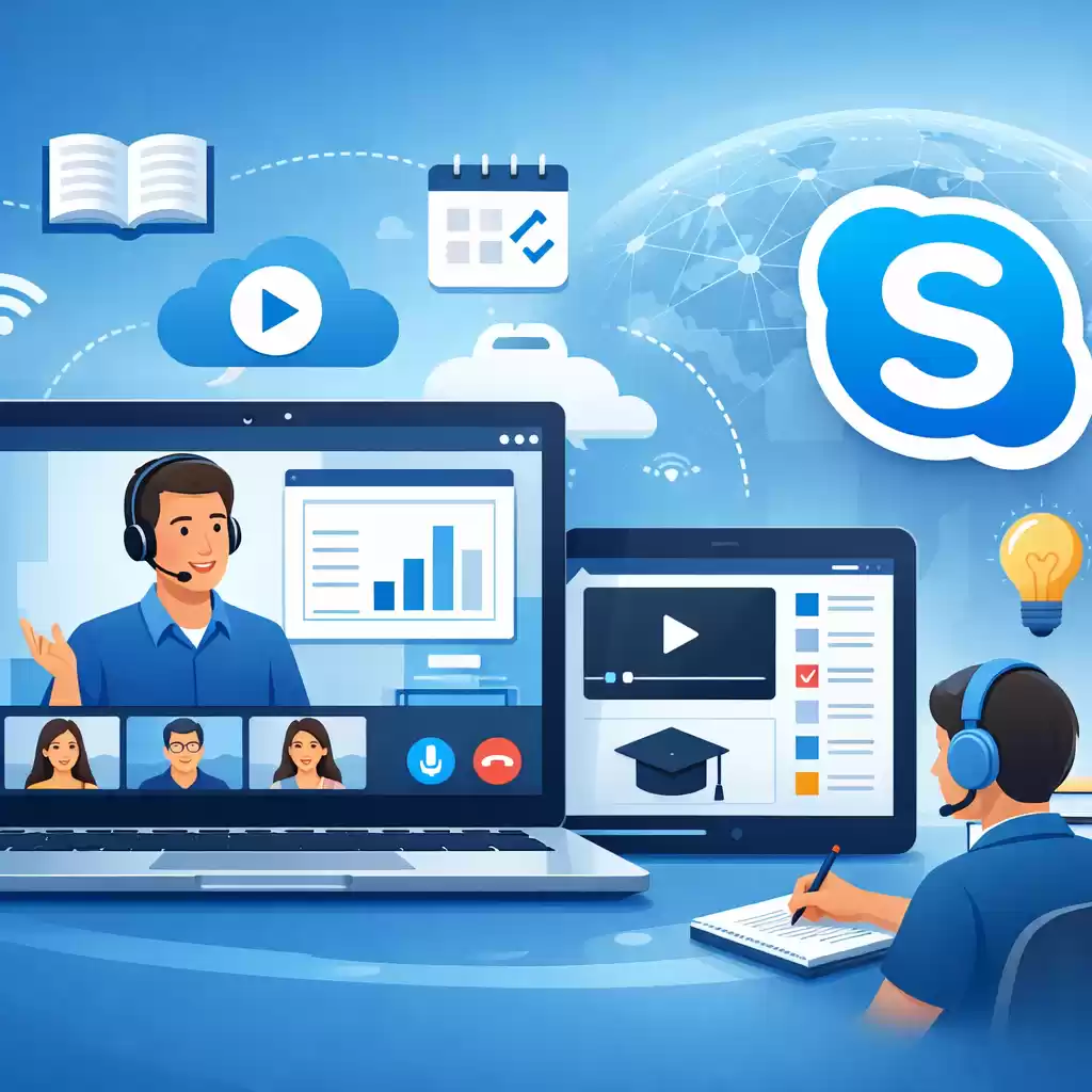 Skype支持的远程培训与在线教育方案，skype永远在线-Skype官网