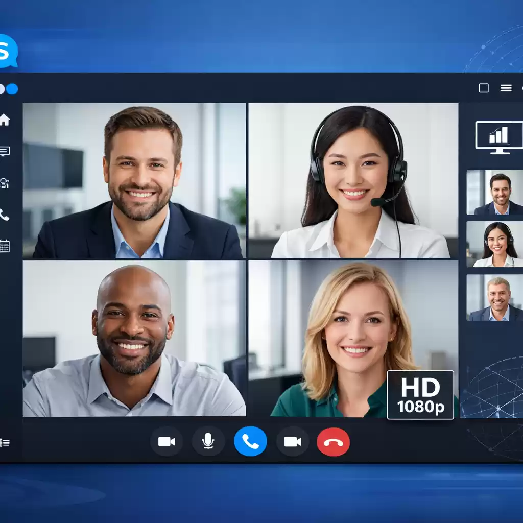 Skype支持的高清视频会议方案比较,skype 1080p