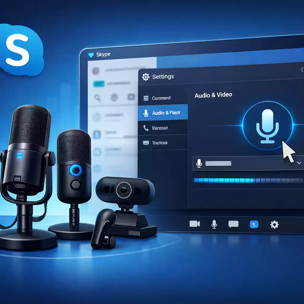 Skype支持的高清麦克风推荐,skype在哪里打开麦克风-Skype官网