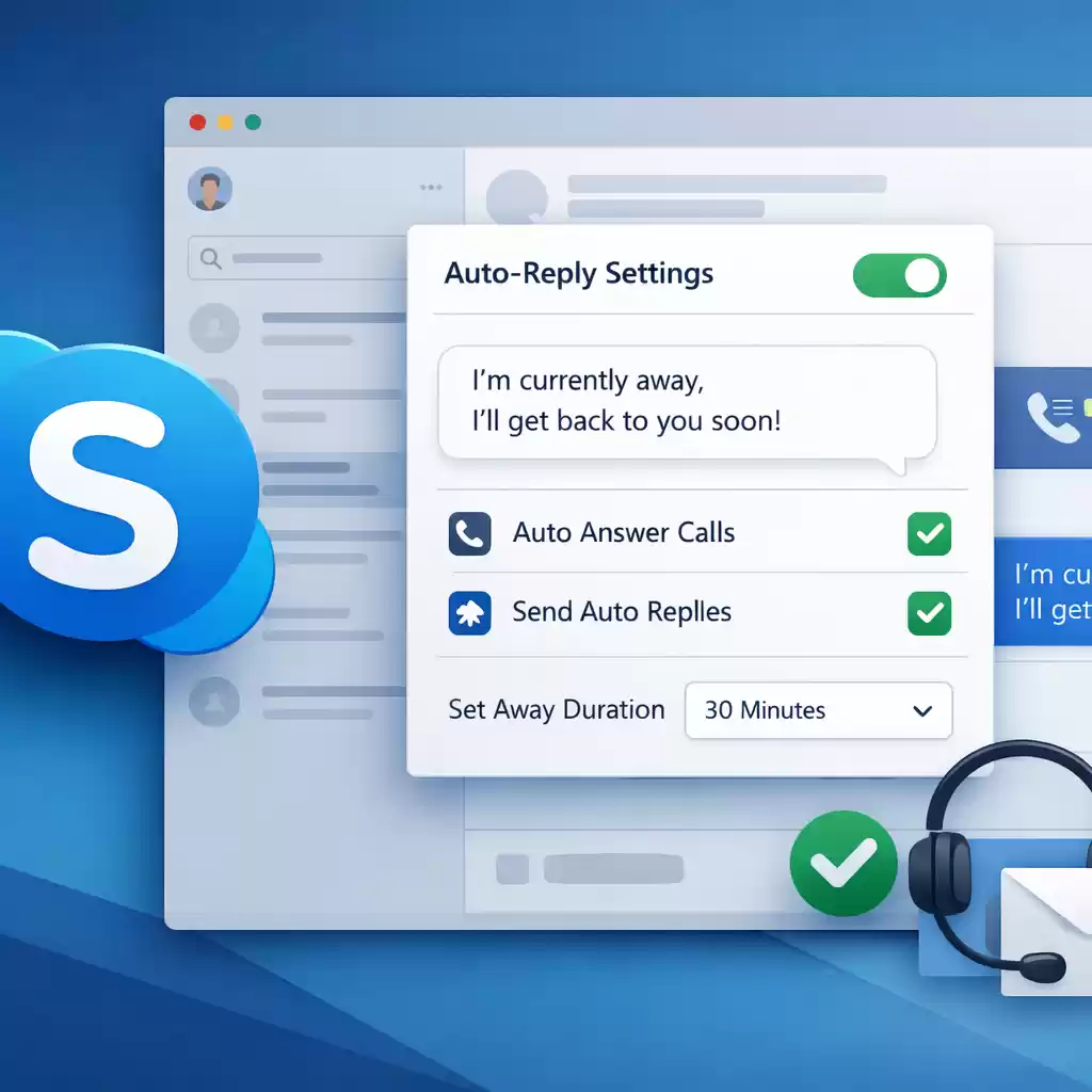 Skype的自动应答功能怎么用?,skype怎么设置自动回复-Skype官网