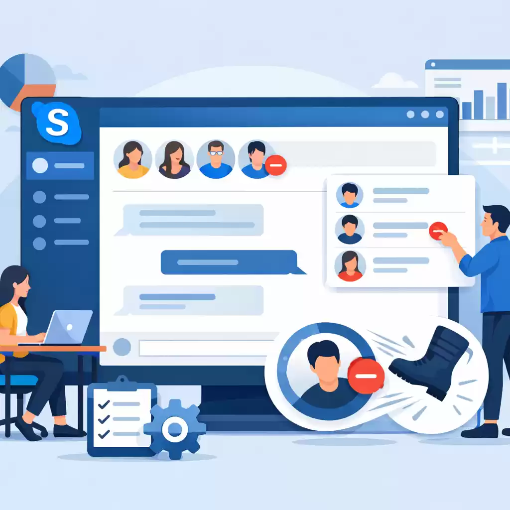 Skype群组聊天如何高效管理?,skype群里怎么踢人-Skype官网