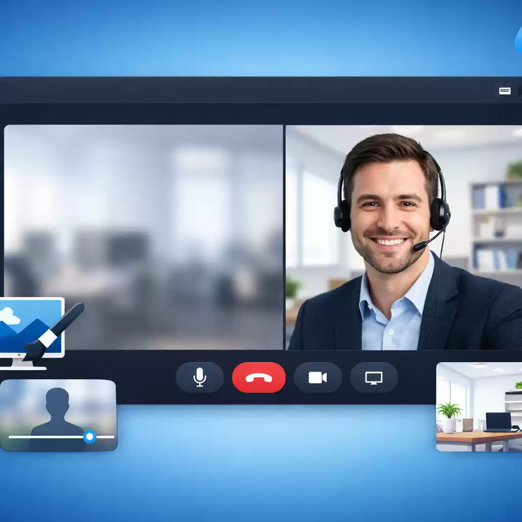 Skype视频会议背景美化技巧,skype背景虚化-Skype官网