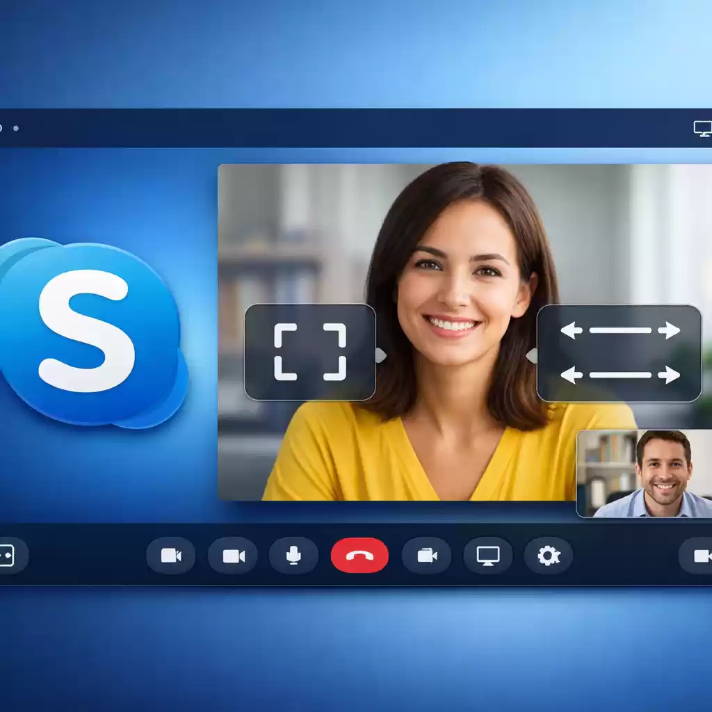 Skype视频通话如何调整画面比例？，skype怎么放大屏幕-Skype官网