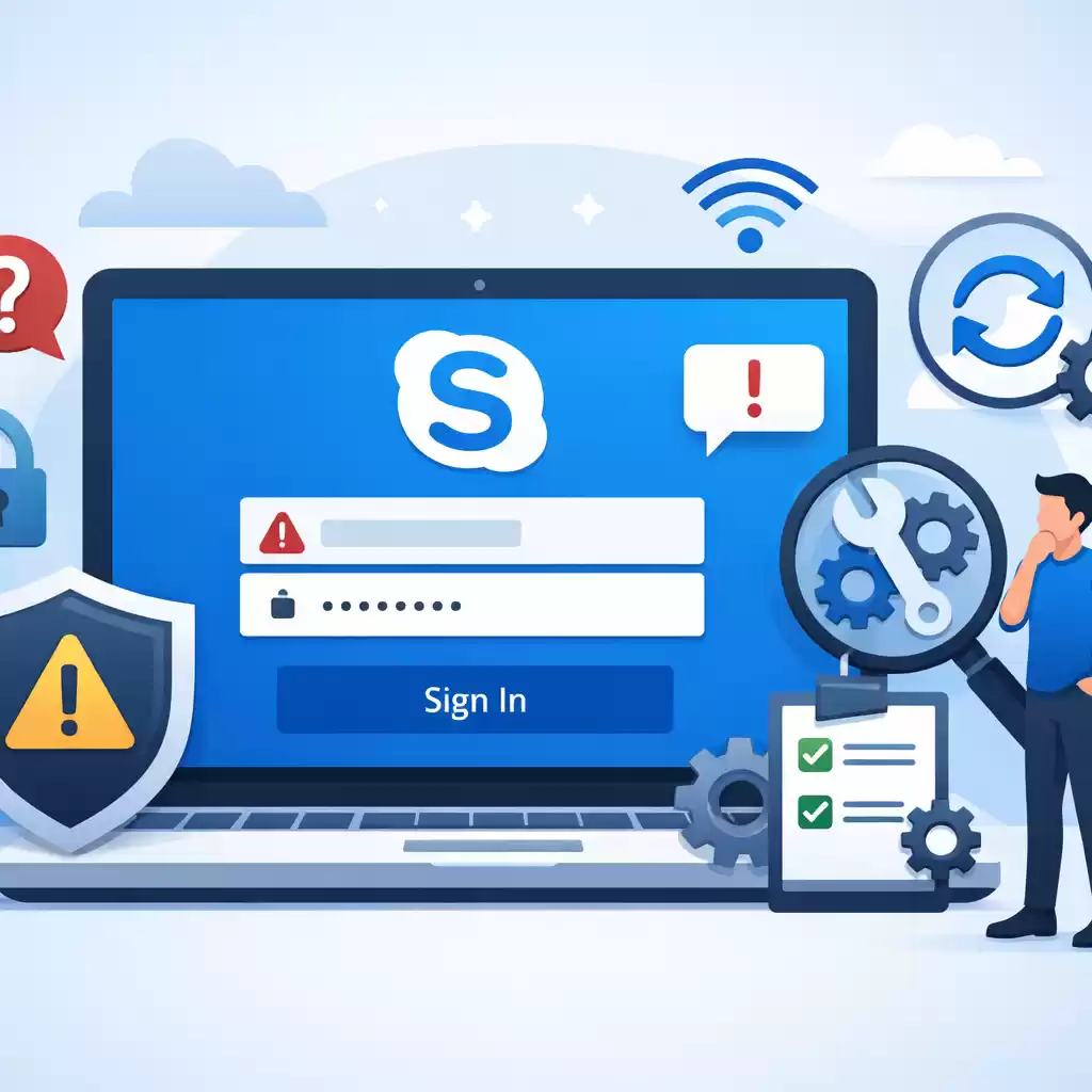 Skype账号登录异常解决方法,skype账号登录异常解决方法是什么-Skype官网