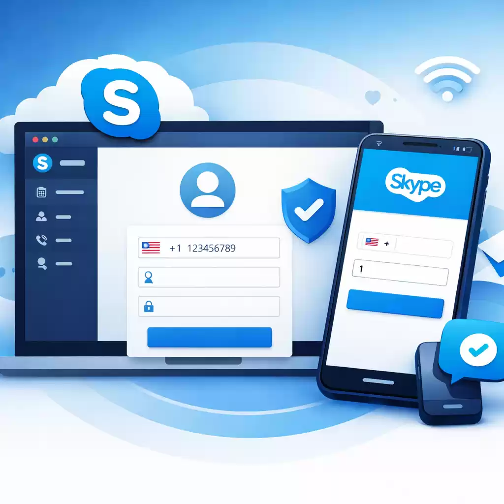 Skype账号绑定手机操作教程，skype手机怎么注册账号-Skype官网