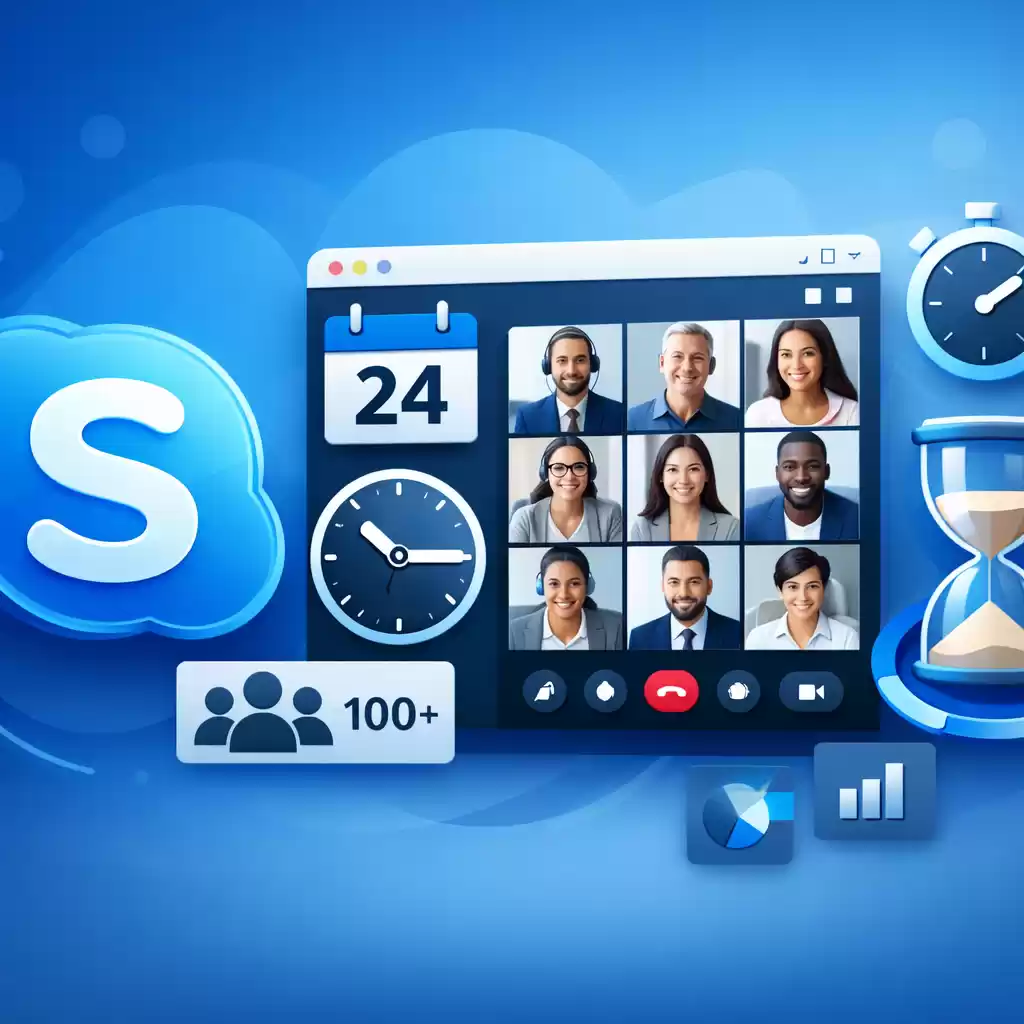 Skype支持的会议时长限制解析,skype会议人数限制-Skype官网