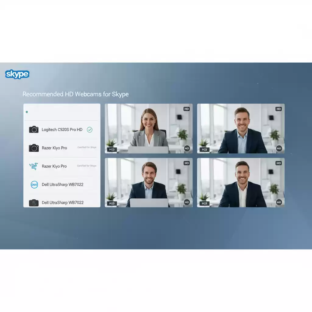 Skype支持的高清摄像头硬件推荐榜单，skype能不能用-Skype官网
