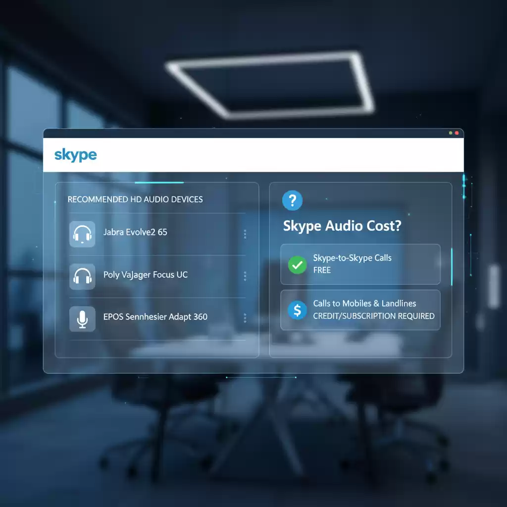 Skype支持的高清语音设备推荐，skype音频要花钱吗-Skype官网
