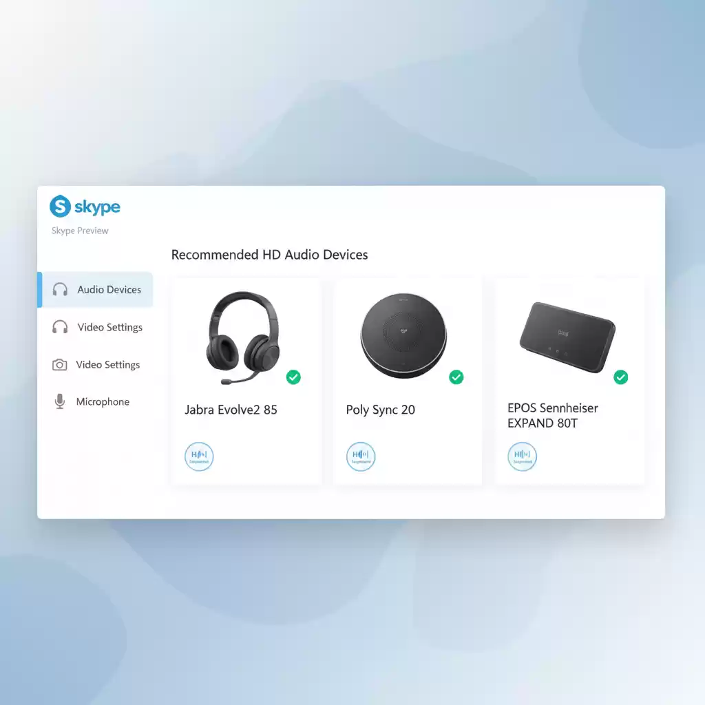 Skype支持的高清音频设备推荐榜单，skype preview-Skype官网