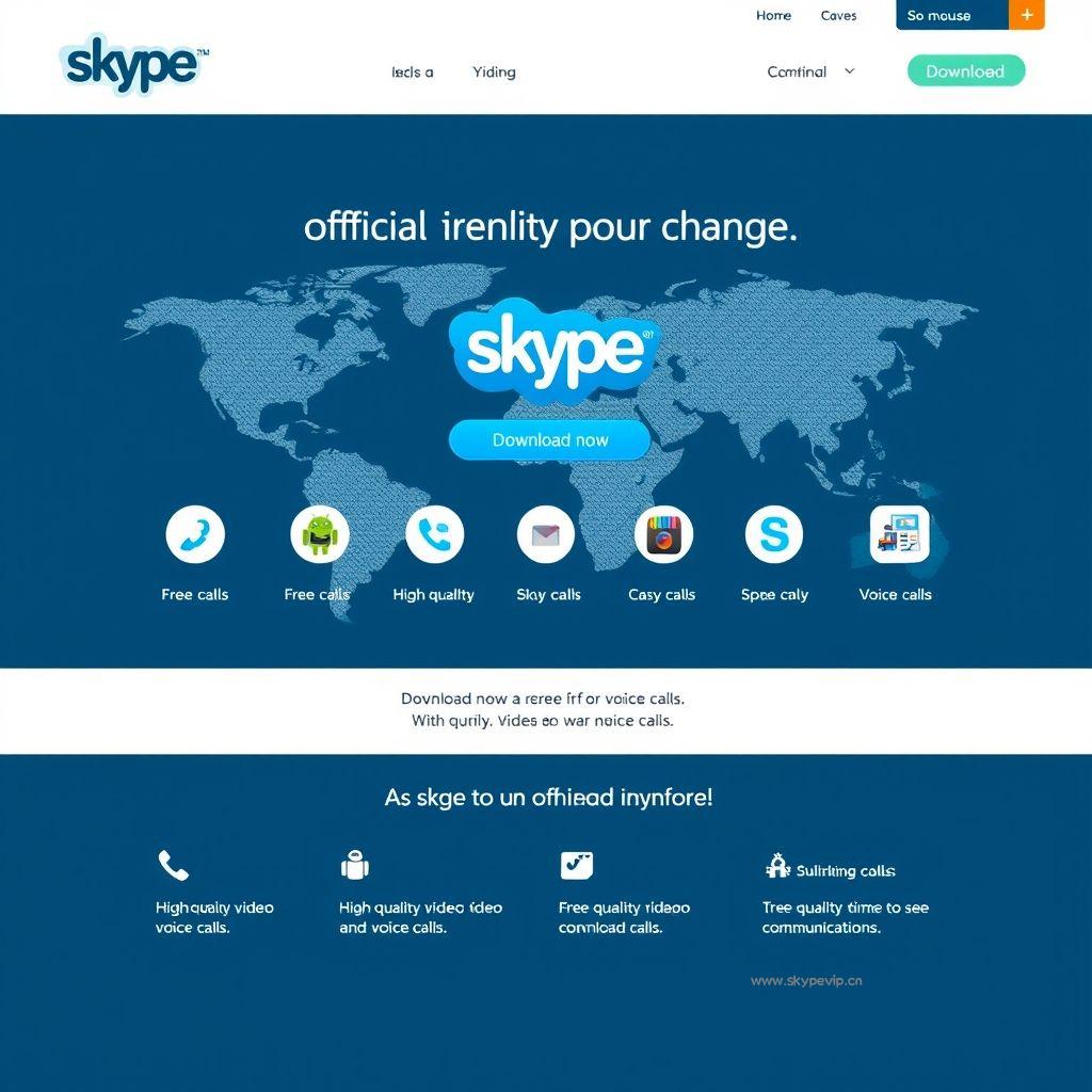 轻松下载，畅享通话：Skype官网正版下载地址，点击下新版.cc-Skype官网