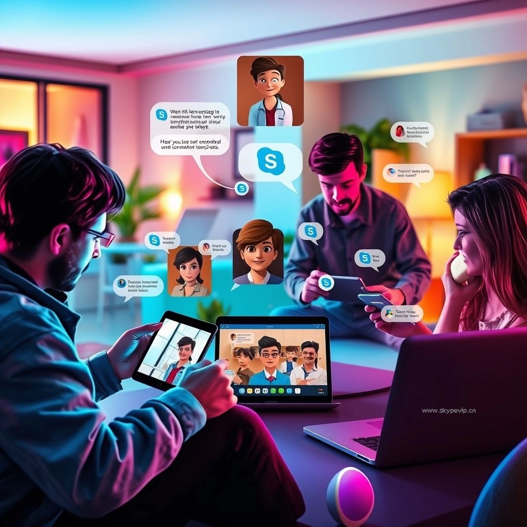 Skype支持多平台同步，随时随地保持联系，skype可以两台电脑登录吗-Skype官网