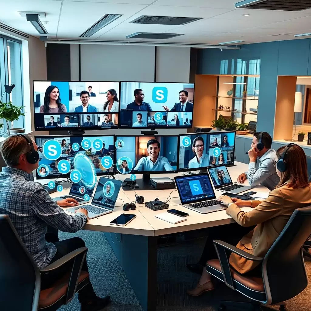 用Skype聊天开小型会议，轻松解决问题，skype 会议应用插件-Skype官网